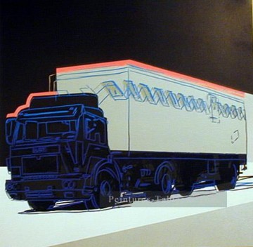 Annonce de camion Andy Warhol Peinture à l'huile